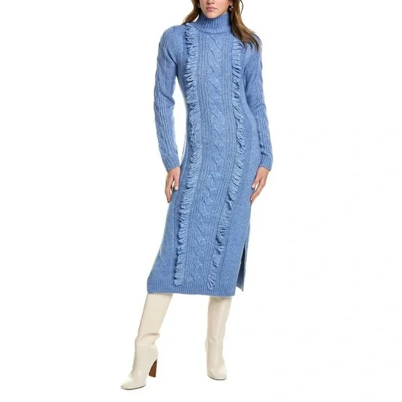 RAMY BROOK
Charlee Metallic Turtleneck Long Sleeve Maxi Sweater Dress - Picture 2 of 7